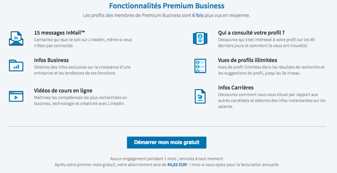 Quel abonnement LinkedIn premium choisir, pour vendre ? - Pauline Sarda ...